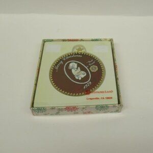 Westmoreland Glass 1979 Red CHRISTMAS ORNAMENT - Child In Prayer, Original Box